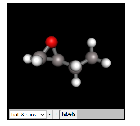 ball & stick v
+ labels
