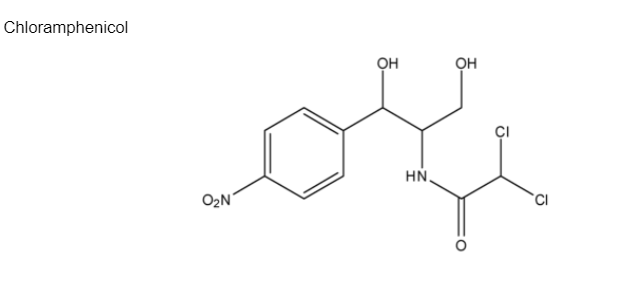 Chloramphenicol
OH
OH
HN,
O2N
