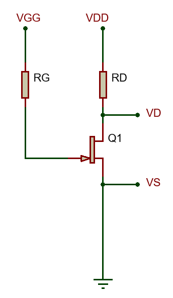 VGG
VDD
RG
RD
VD
Q1
VS
