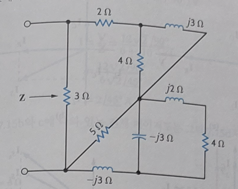 Z-
3Ω
2 Ω
ww
5Ω
-j3 Ω
4 Ω
ΠΩ
:-/3 Ω
3 Ω
4 Ω