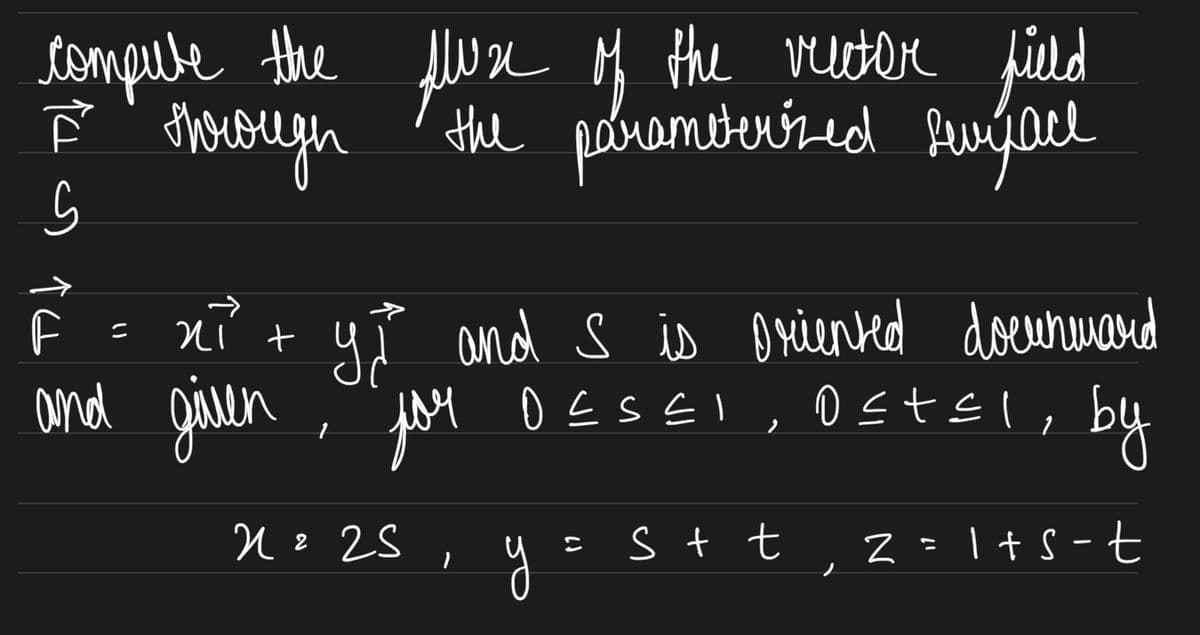 tompule the Alwse f the veter fild
the pabramitreusred Purjocl
yĭ and s is o riented doeunmand
by
ニ
and gilen
oY OESE1 , Ostsl,
o stEl,
- st t
z=I+S - t
2
|
