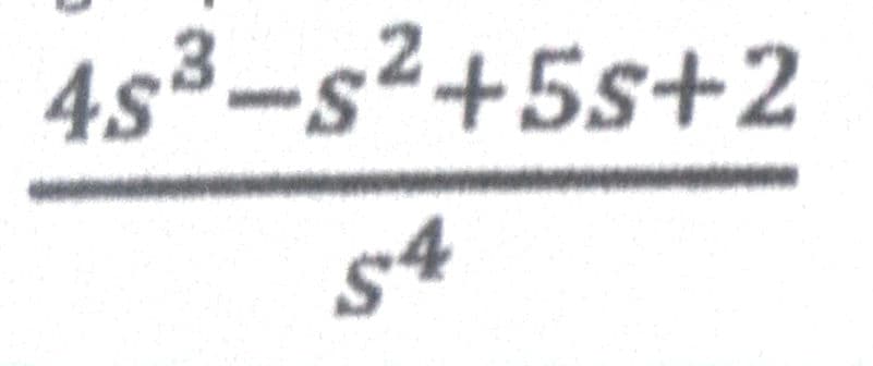 4s3-s²+5s+2
s4
