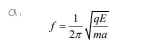 |qE
f =
2л V та
1
