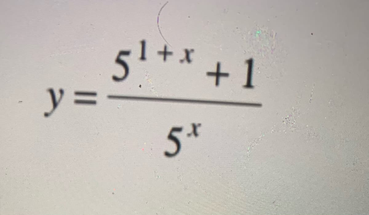 is
1+x
+1
y =
5*
