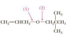 (1)
(2)
CH3
CH,=CHCH, 0-CH,CCH,
ČH3
