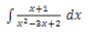 x+1
x²-3x+2
dx