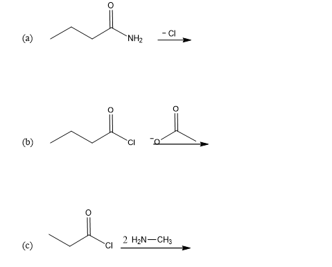 -CI
(a)
NH2
(b)
CI
2 H2N-CH3
(c)
