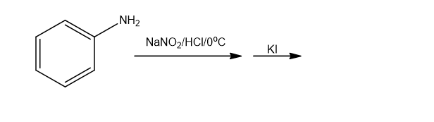 NH2
NaNO2/HCI/0°C
KI
