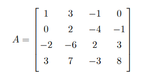 1
3 -1
0
2
-4
от
-1
A =
-2
-6
2
3
3
7
-3
8