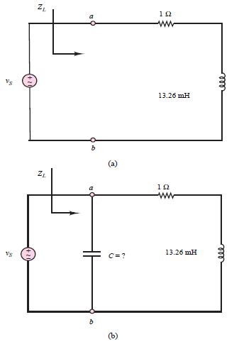 13.26 mH
(a)
12
Vs
C= ?
13.26 mH
(b)
ll
