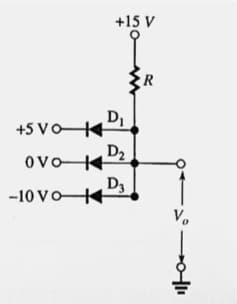 +15 V
DI
+5 Vo4
D2
ovo4
D3
-10 Vo4
V.
