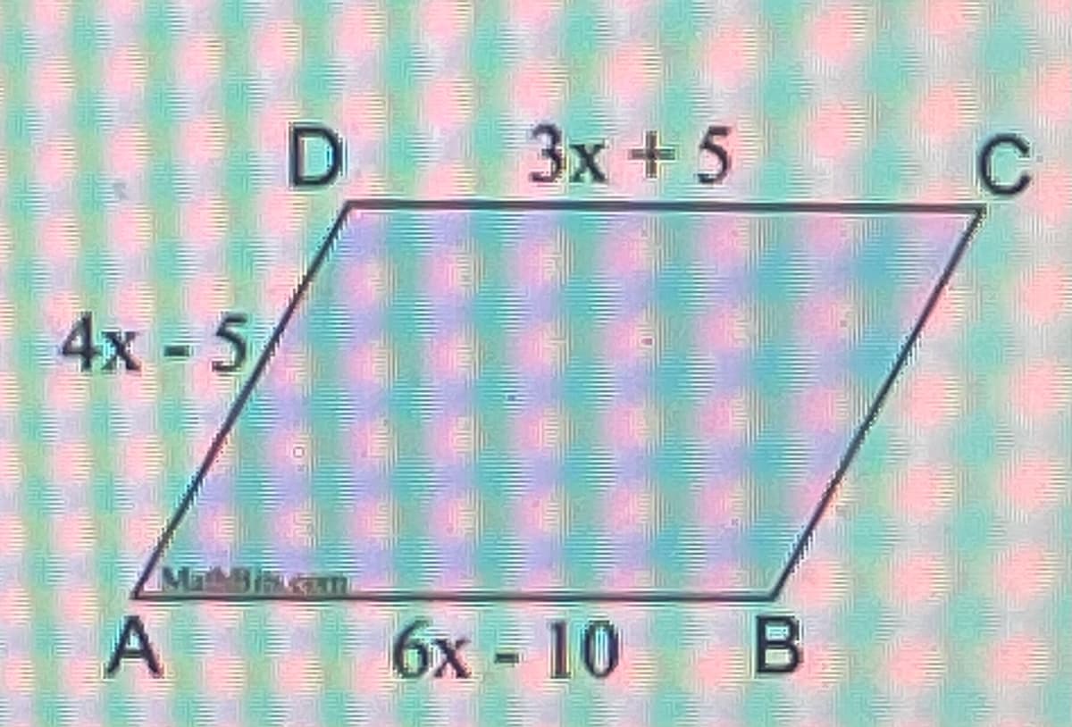 D 3x+5
C
4х -5,
6х - 10 В
