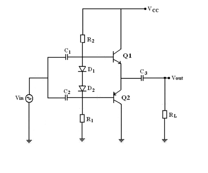 Vcc
C1
Q1
D1
C3
Vout
ZD2
C2
Q2
Vin u
ORL
R1
