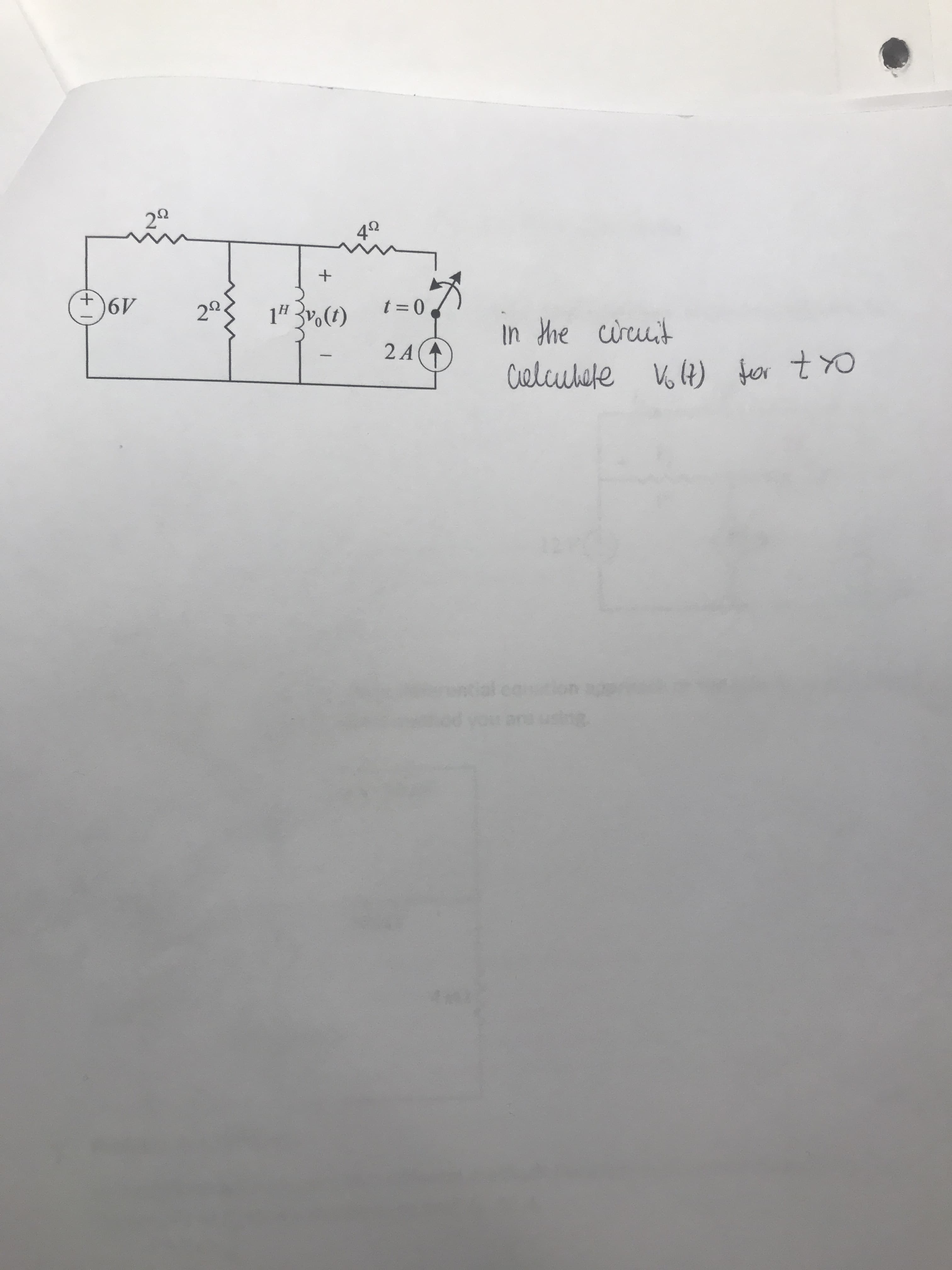 2Ω
4Ω
1H3%(t)に0
- 2A
