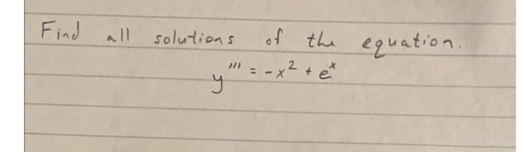 Find all
of the equation.
solutions
x2+e*
%3D
