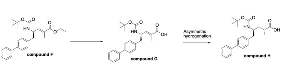 HN.
HN.
HN.
но
Asymmetric
hydrogenation
он
compound F
compound H
compound G
