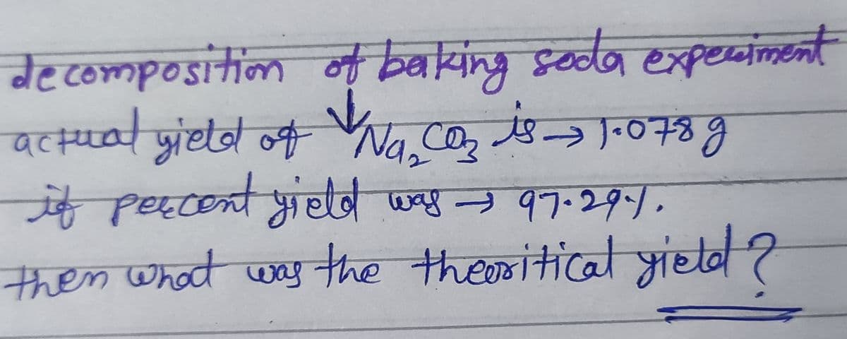 secta expeciment
de composition of beking
बहता्प प्रंथं काWo Co, B-TOT88
फै थ १7.अ7).
to peccent
then what way the theoriticalt yietl ?
