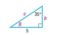 35°
b
B
