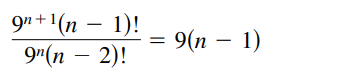 9" +'(n – 1)!
9"(n
2)!
9(n – 1)
|
