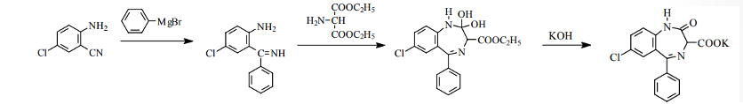 NH₂
CN
MgBr
NH₂
C=NH
COOC₂Hs
COOCs
H₂N-CH
H OH
NOH
COOC₂Hs
KOH
-COOK