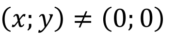 (x; у) + (0; 0)
