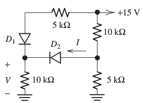 >+15 V
5 kΩ
10 k2
D1
I
D2
+
V
10 k2
5 ΚΩ
