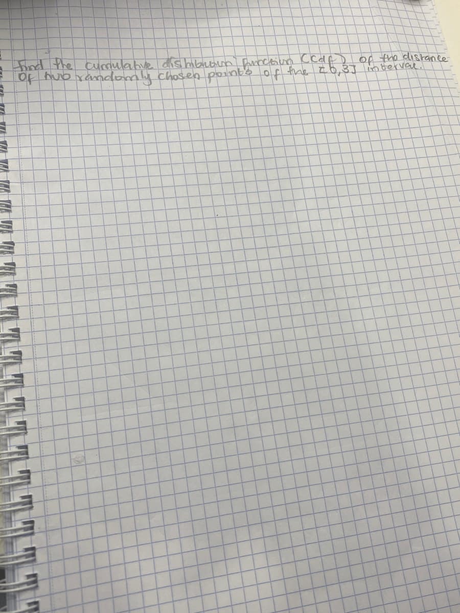 of the distance
hind the cumulative dishaibutun function (Cdp)
the £6,3] interval.
of two randomly chosen points o
Hot