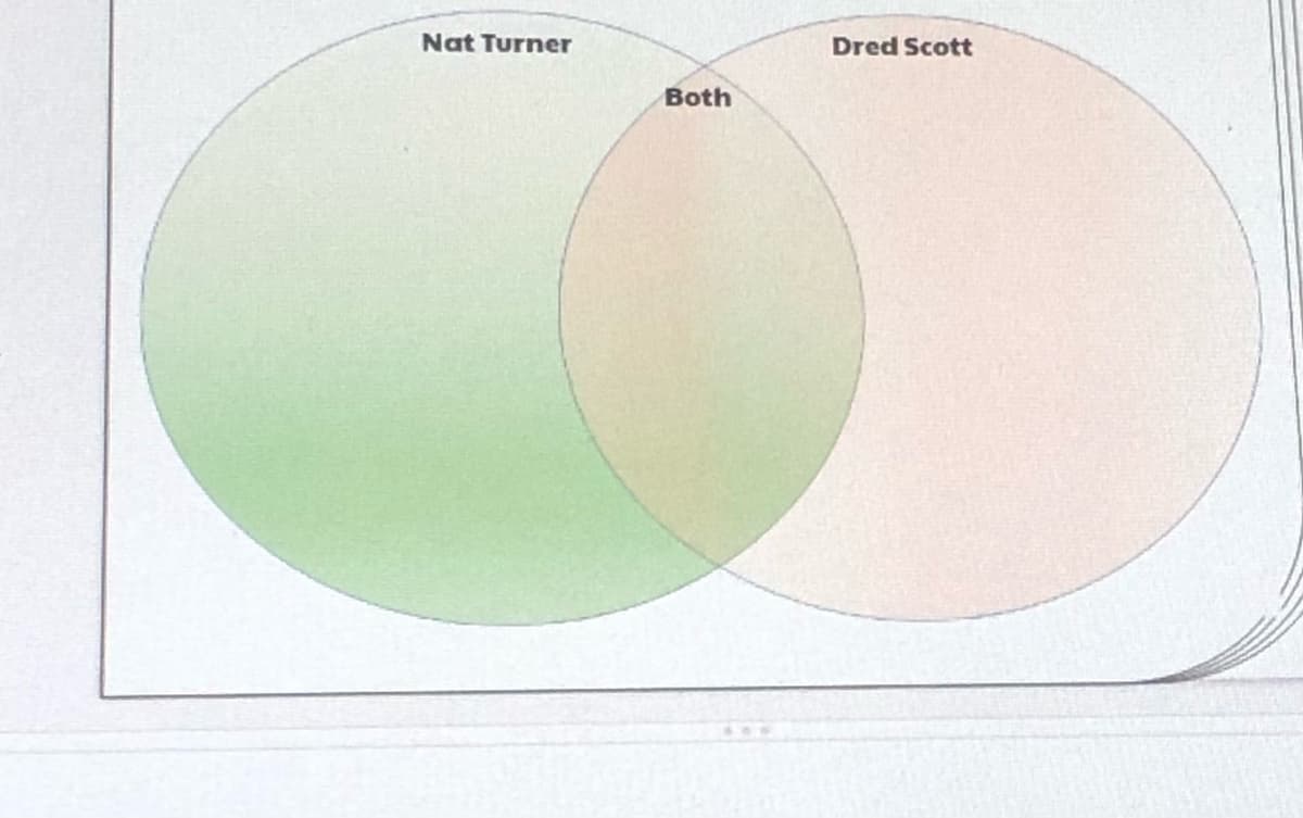 Nat Turner
Dred Scott
Both
