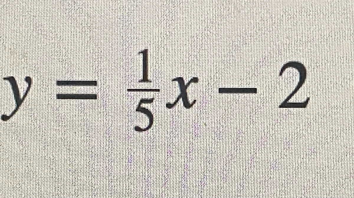 y = x- 2
%3D
