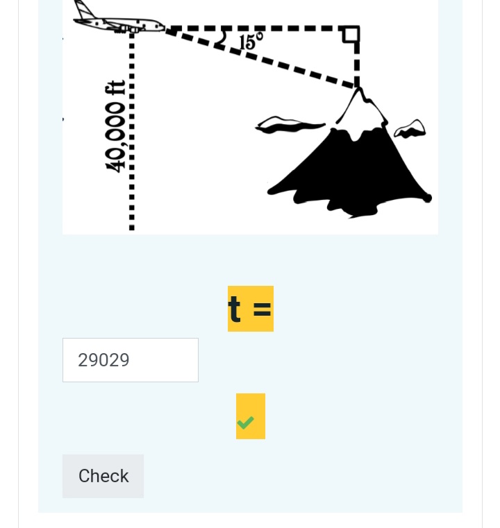 40,000 ft
29029
Check
t