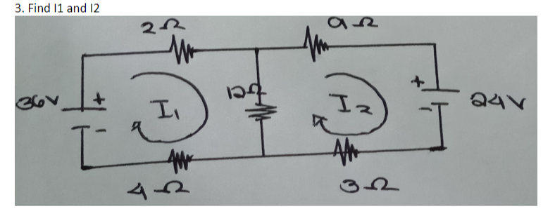 3. Find 11 and 12
2
Iz
24V
