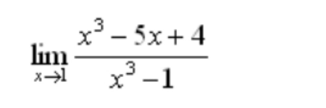 .3
x² - 5x+ 4
lim
x'-1
