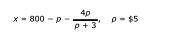 4p
х%3D 800 - р-
p = $5
р+3
