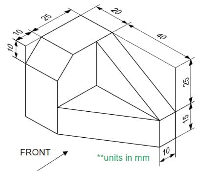 25
FRONT
20
**units in mm
40
10
25
15