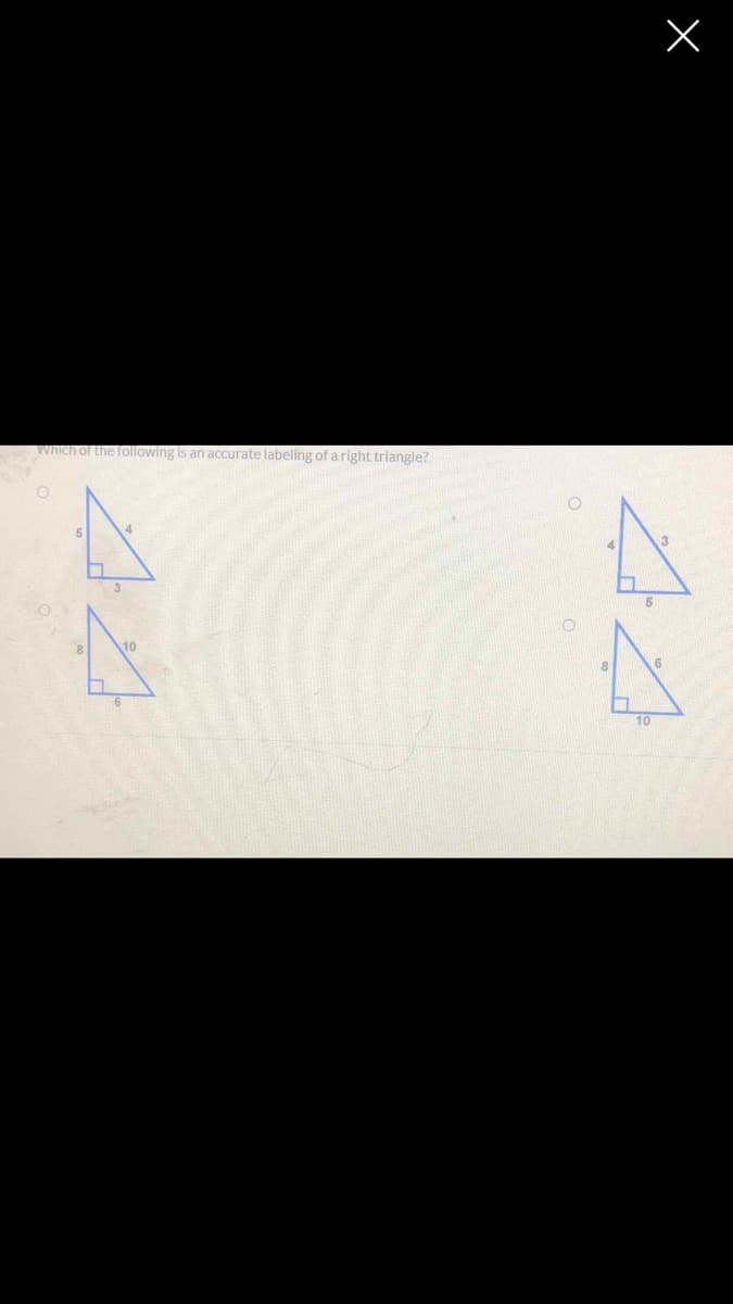 ate labeling of a right triangle
