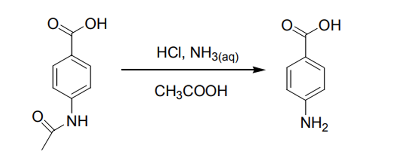 ОН
NH
HCI, NH3(aq)
CH3COOH
ОН
NH₂