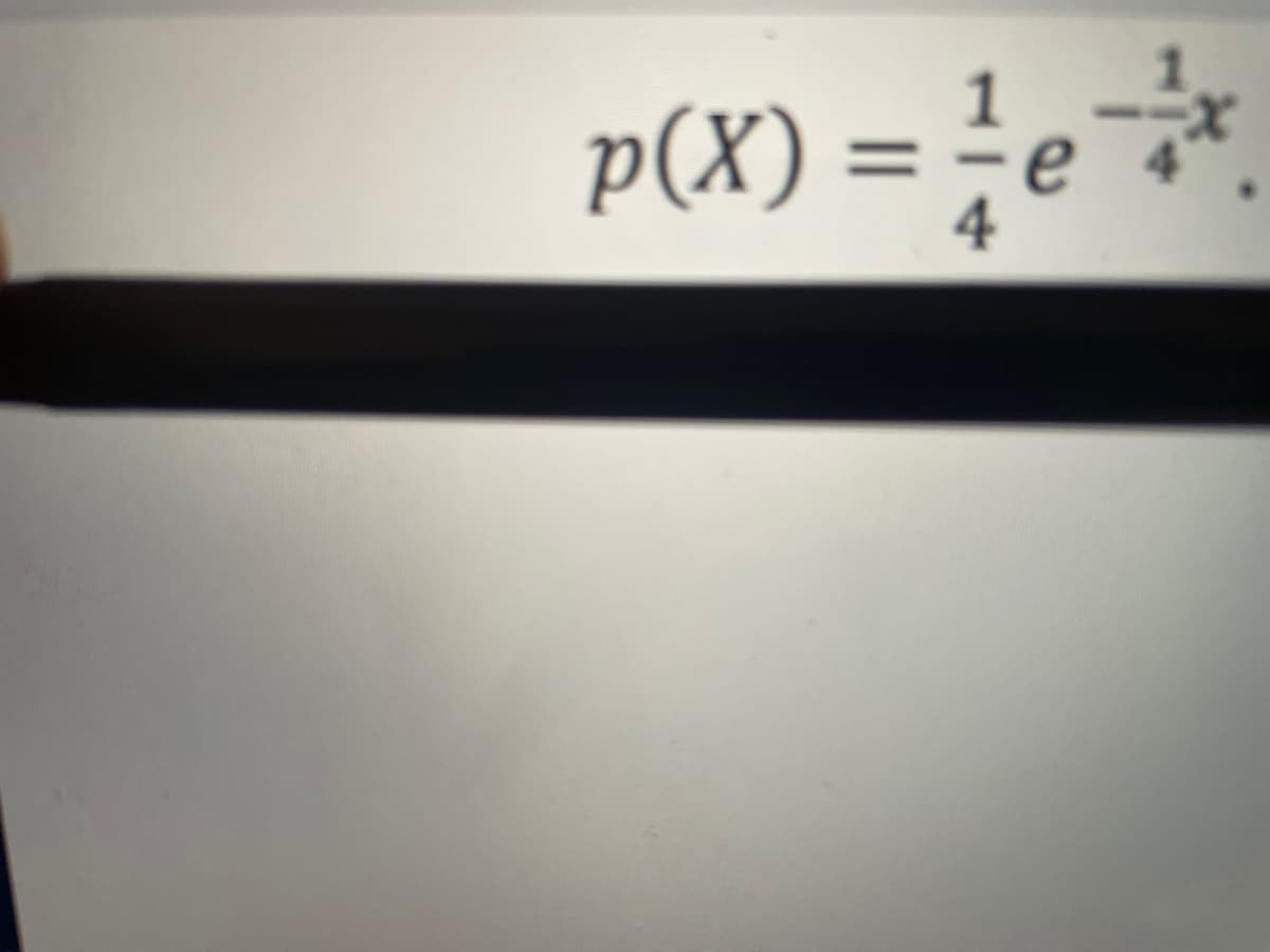 p(X) = ÷
1
e
%3D
