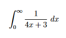 ²3 d.x
roo 1
4x +3