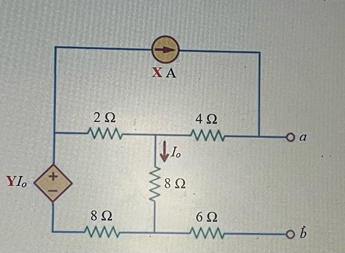 ХА
2Ω
O a
+.
YI.
8 2
6Ω
