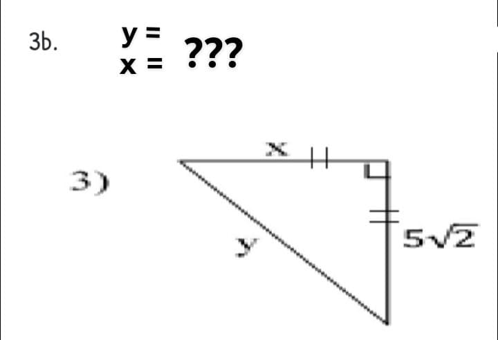 y =
???
3b.
X =
3)
