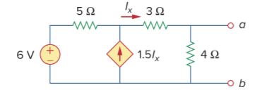 5Ω
3Ω
ww
o a
6 V
+> 1.5/
4Ω
