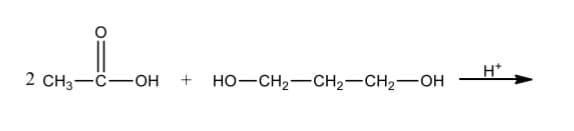 2 CH3—с—он
+ HO-CH2-CH2-CH2-OH

