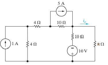 5 A
i,
10 Ω
10 n
(1)1A
342
10 V
