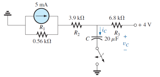 5 mA
3.9 kM
6.8 kM
-o + 4 V
R1
lic
R2
C :
R3
+
c 20 µF
0.56 kN
