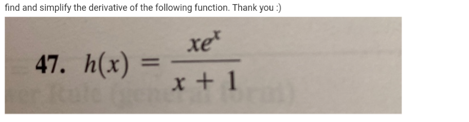 xe
47. h(x)
Rule
%3D
x + 1
