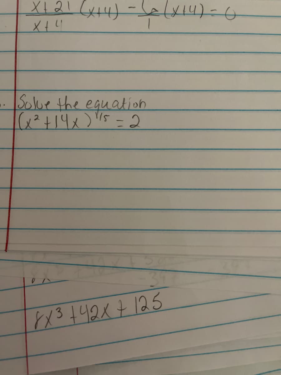 Solue the equation
31
