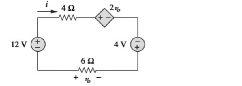 12 V
+1
4Ω
www
6Ω
+ να
2%
4V