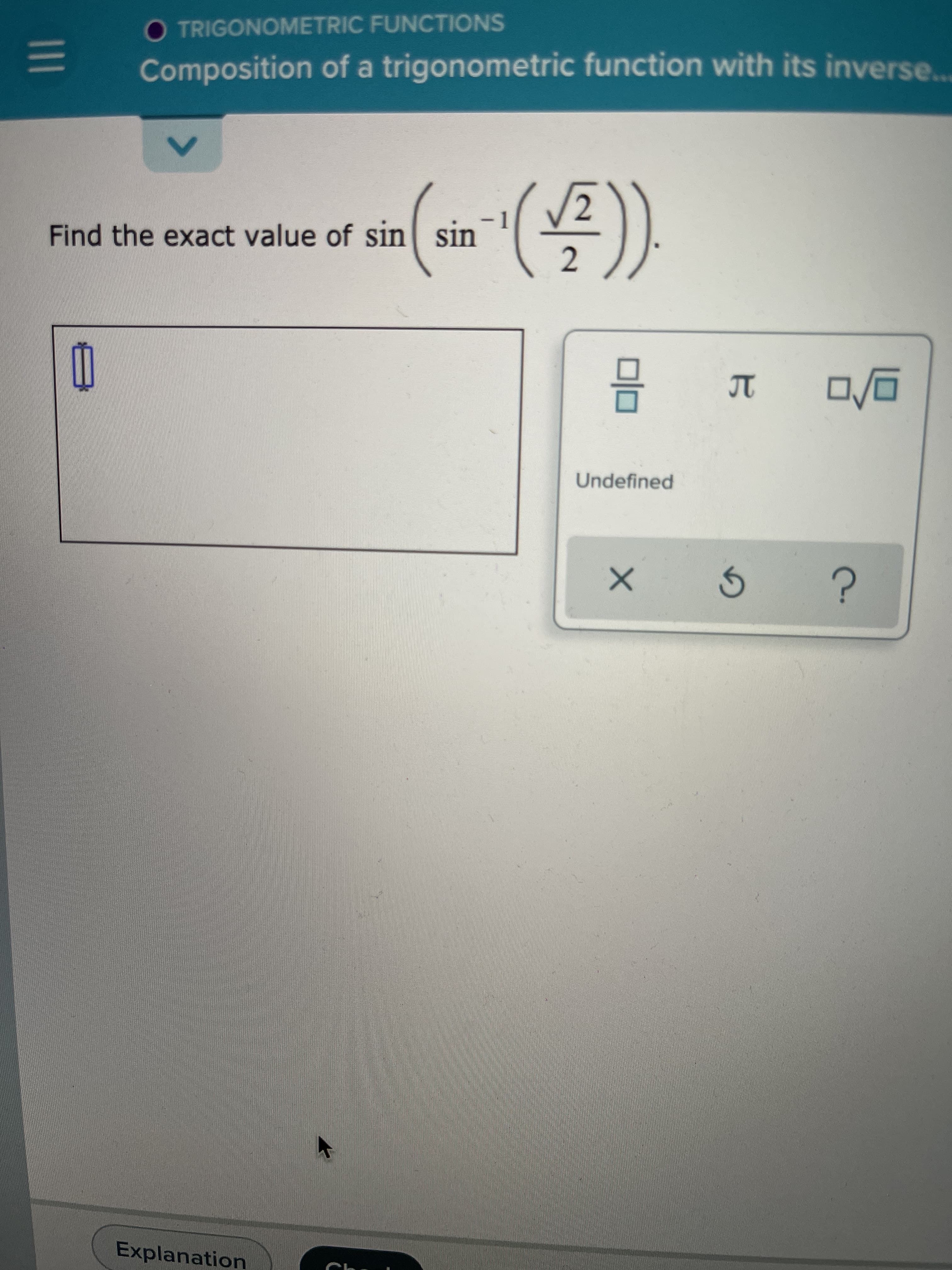 /2
Find the exact value of sin sin
2.
