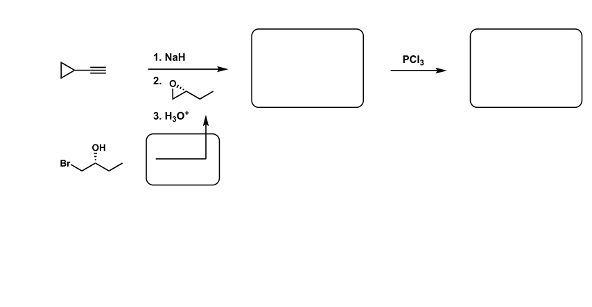 PCI3
1. NaH
2. О.,
3. H30*
он
Br.
