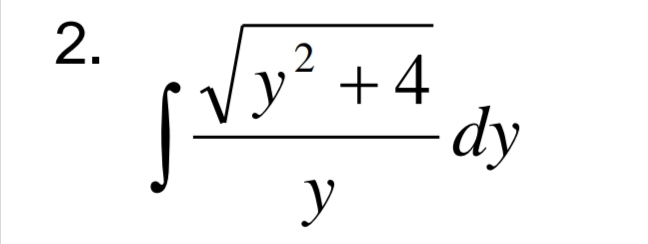 2.
2
y
+4
- dy
